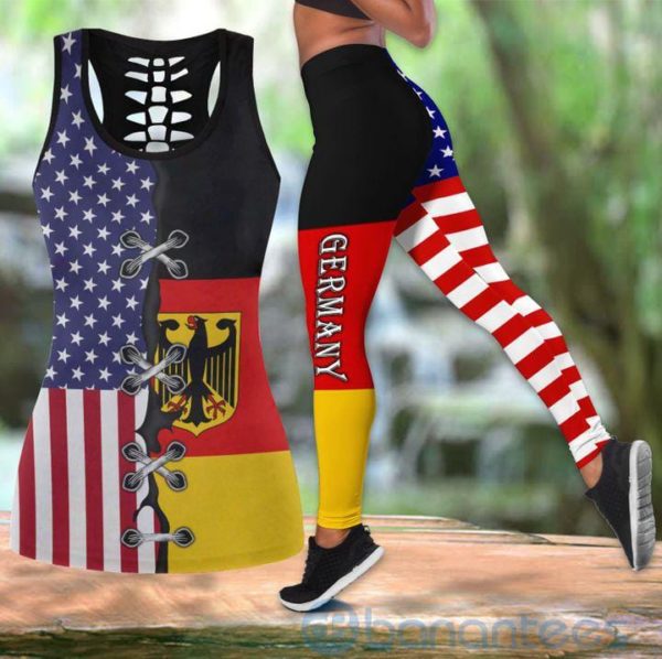 Germany US Tank Top Legging Set Outfit Product Photo