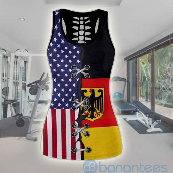 Germany US Tank Top Legging Set Outfit Product Photo