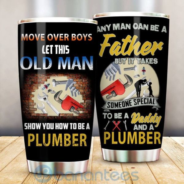 Gift For Dad A Plumber Daddy Tumbler Product Photo