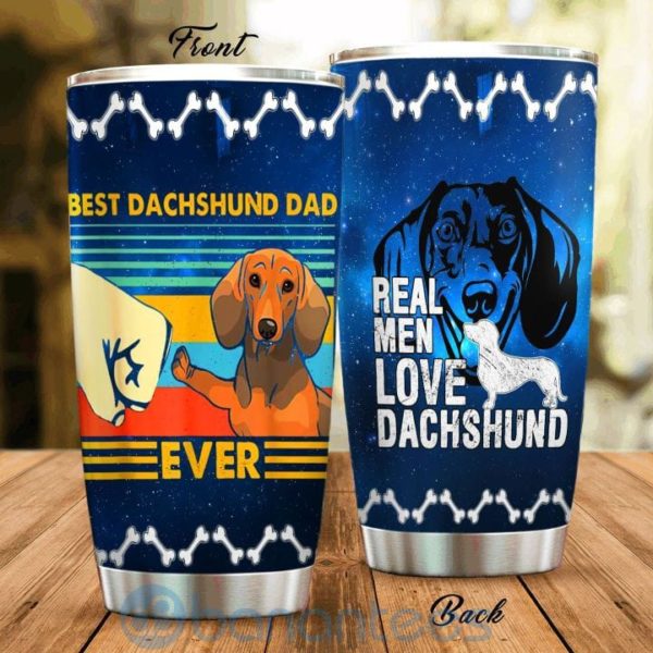 Gift For Dad Best Dachshund Dad Ever Tumbler Product Photo