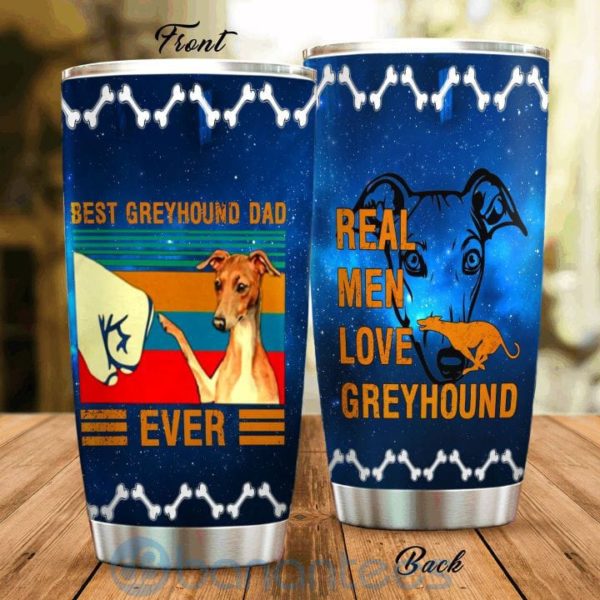 Gift For Dad Best Greyhound Dad Ever Tumbler Product Photo