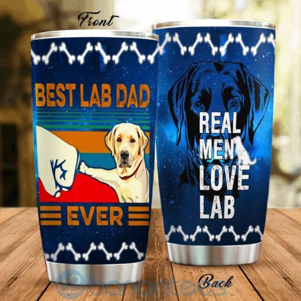 Gift For Dad Best Lab Dad Tumbler Product Photo