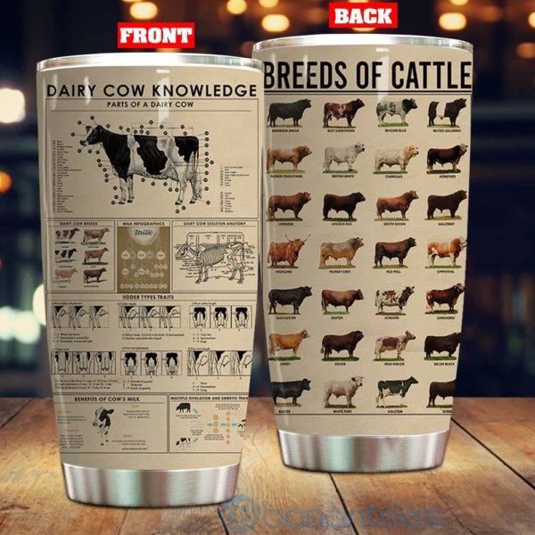 Gift For Dad Cattle Feeding Tumbler Product Photo