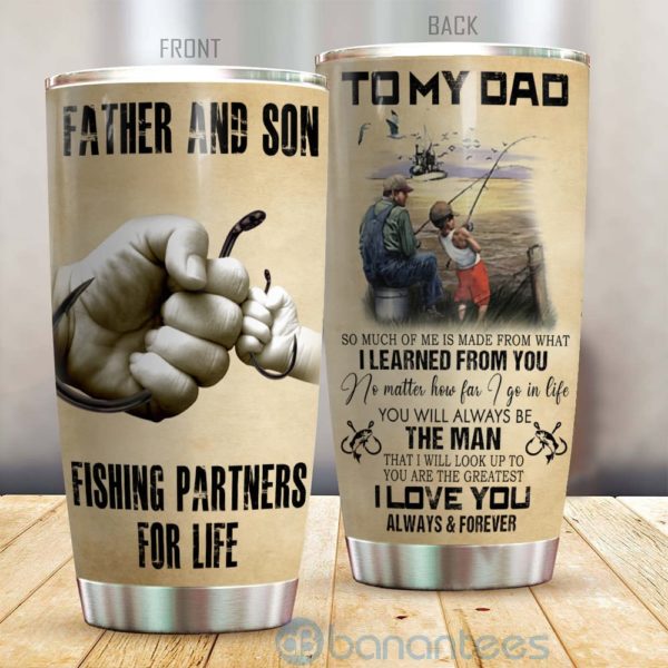 Gift For Dad Fishing Dad Fishing Partners Tumbler Product Photo