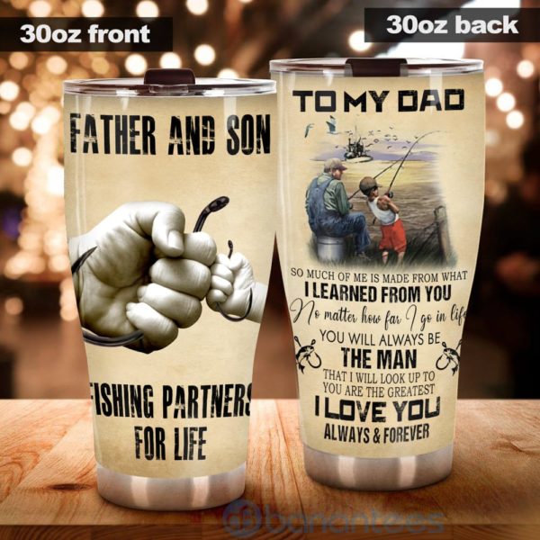 Gift For Dad Fishing Dad Fishing Partners Tumbler Product Photo