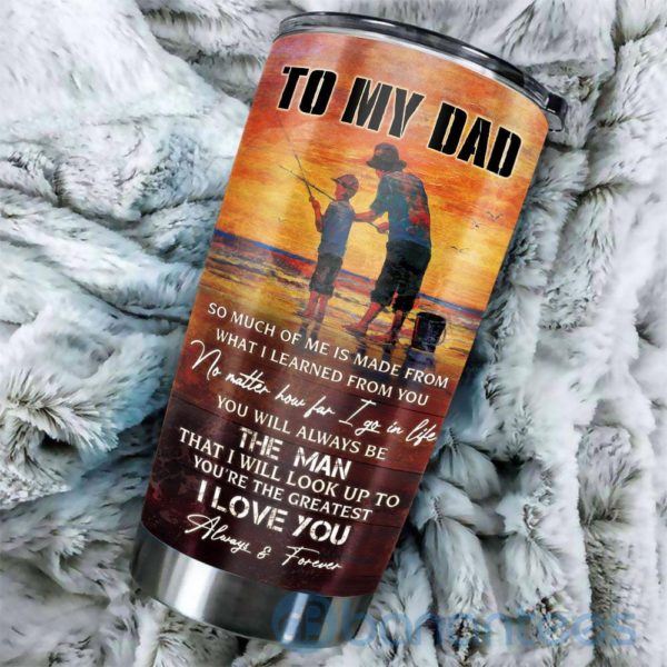 Gift For Dad Fishing Dad Tumbler Product Photo
