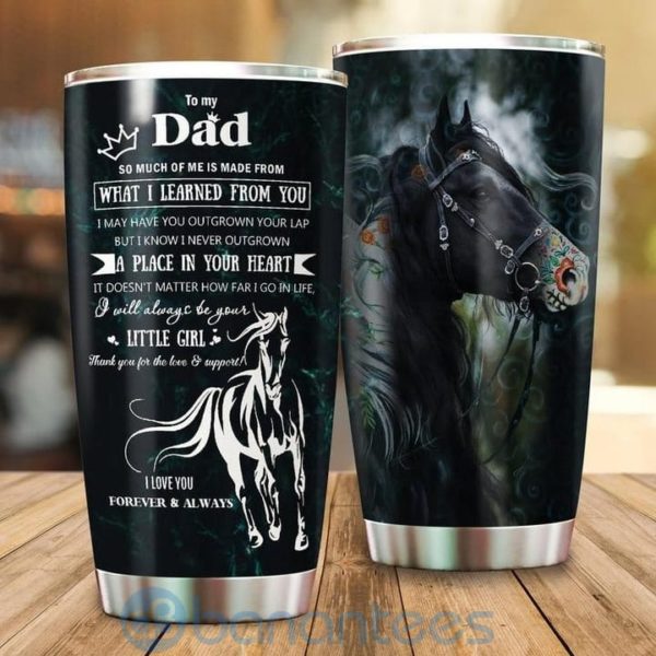 Gift For Dad Horse Thank You For Love And Support Tumbler Product Photo