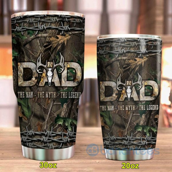 Gift For Dad Hunting Dad Camo Tumbler Product Photo