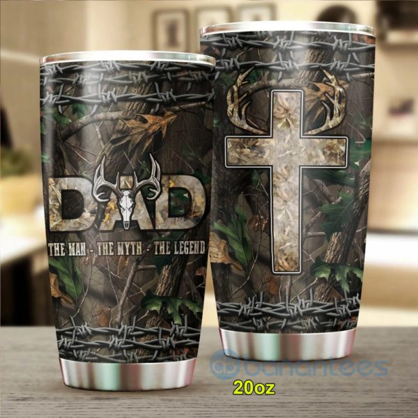 Gift For Dad Hunting Dad Camo Tumbler Product Photo