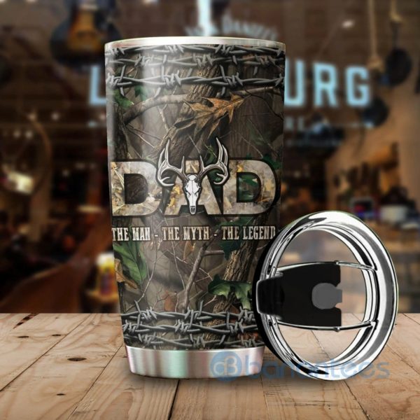 Gift For Dad Hunting Dad Camo Tumbler Product Photo