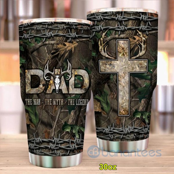 Gift For Dad Hunting Dad Camo Tumbler Product Photo