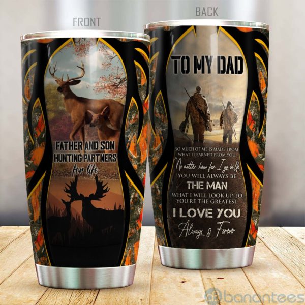 Gift For Dad Hunting Father And Son Tumbler Product Photo