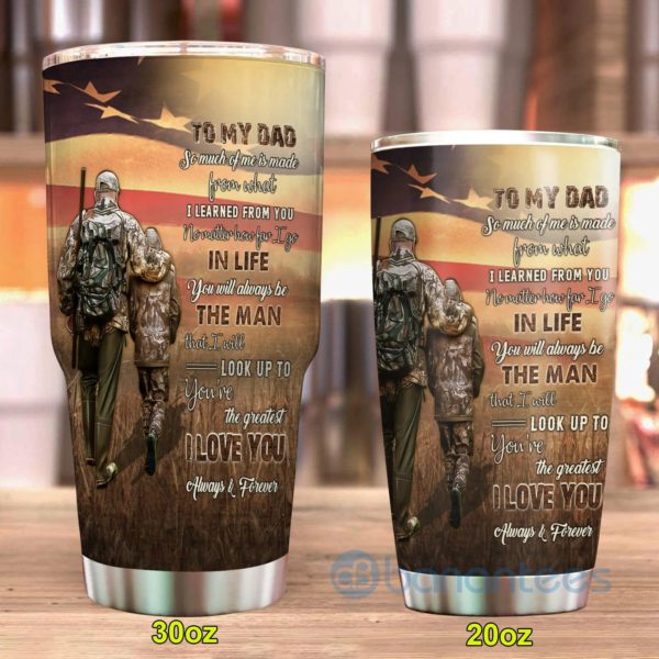 Gift For Dad Hunting Partners Father And Son Tumbler Product Photo