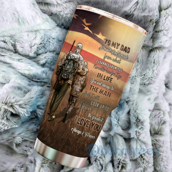 Gift For Dad Hunting Partners Father And Son Tumbler Product Photo