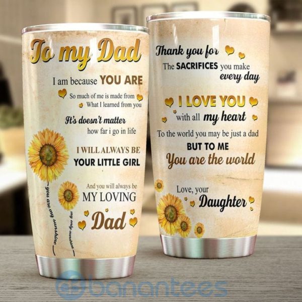 Gift For Dad Thank You For Everything Dad Tumbler Product Photo