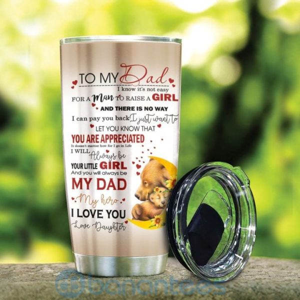 Gift For Dad To My Bear Dad Tumbler Product Photo