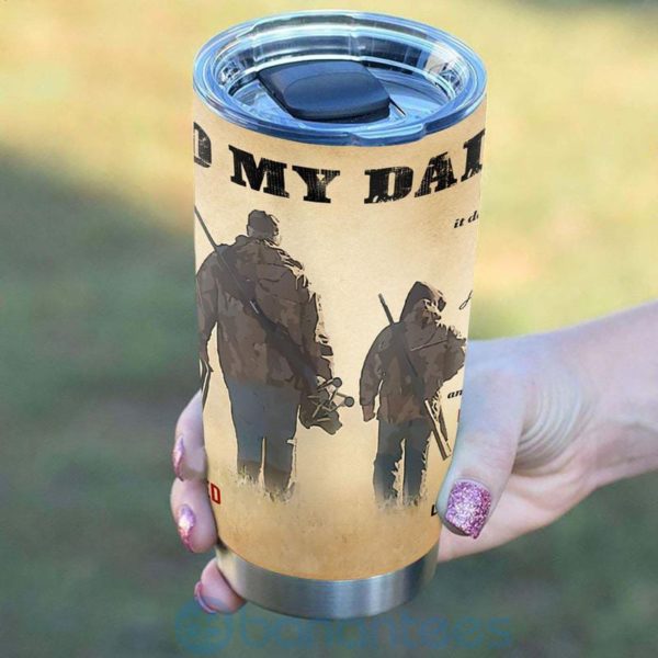 Gift For Dad To My Dad Deer Hunting Tumbler Product Photo