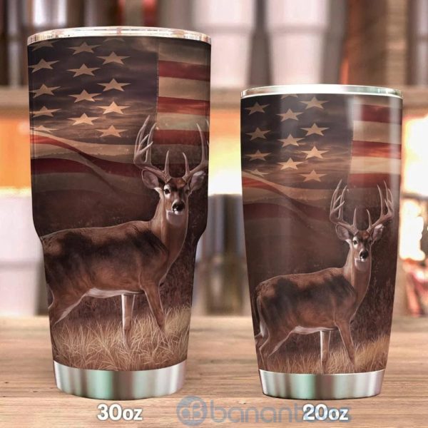 Gift For Dad To My Dad Deer Hunting Tumbler KmY Product Photo