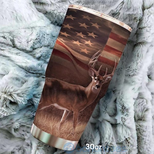 Gift For Dad To My Dad Deer Hunting Tumbler KmY Product Photo