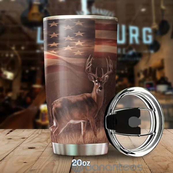 Gift For Dad To My Dad Deer Hunting Tumbler KmY Product Photo