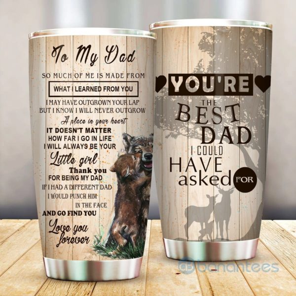 Gift For Dad Wolf You Are The Best Dad Tumbler Product Photo