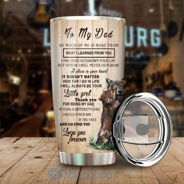 Gift For Dad Wolf You Are The Best Dad Tumbler Product Photo