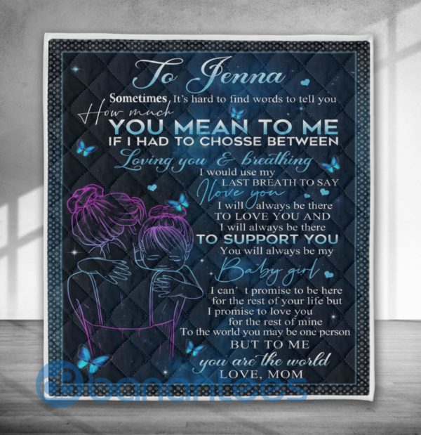 Gift For Daughter To Jenna Blanket Quilt Product Photo