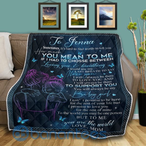 Gift For Daughter To Jenna Blanket Quilt Product Photo