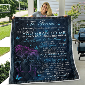 Gift For Daughter To Jenna Blanket Quilt Product Photo