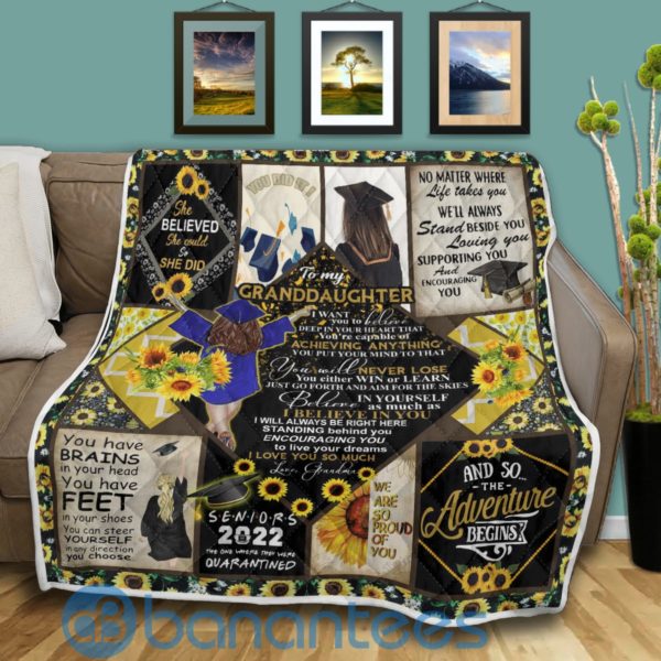 Gift For Granddaughter Senior Quilt Blanket Quilt Product Photo