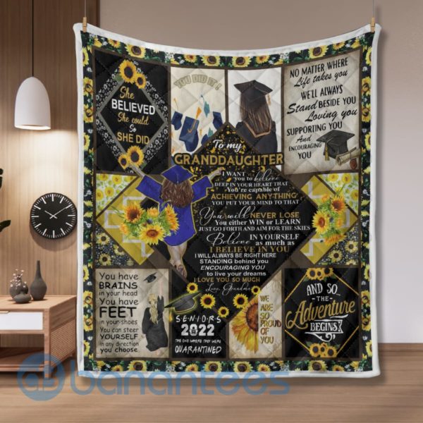 Gift For Granddaughter Senior Quilt Blanket Quilt Product Photo