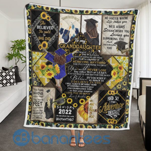 Gift For Granddaughter Senior Quilt Blanket Quilt Product Photo