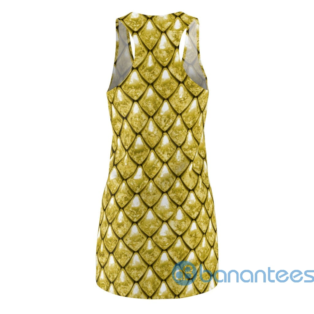 gold-dragon-scales-all-over-printed-racerback-dress-for-women-3-V944W.jpg Gold Dragon Scales All Over Printed Racerback Dress For Women Product Photo