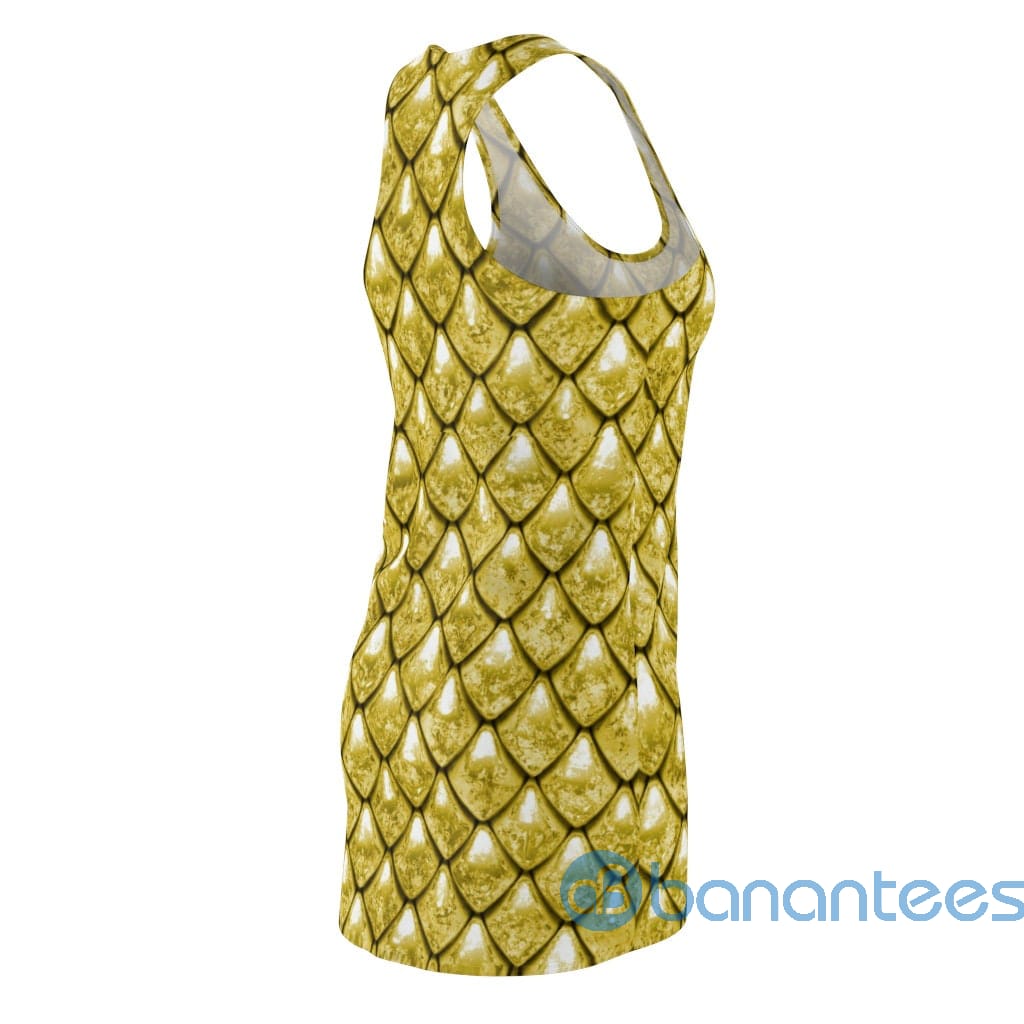 gold-dragon-scales-all-over-printed-racerback-dress-for-women-5-84rIR.jpg Gold Dragon Scales All Over Printed Racerback Dress For Women Product Photo