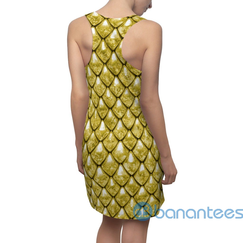 gold-dragon-scales-all-over-printed-racerback-dress-for-women-7-QVSJ9.jpg Gold Dragon Scales All Over Printed Racerback Dress For Women Product Photo