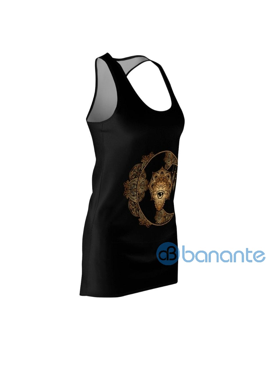 gold-moon-tatoo-art-design-racerback-tank-dress-3-Kie71.jpg Gold Moon Tatoo Art Design Racerback Tank Dress Product Photo