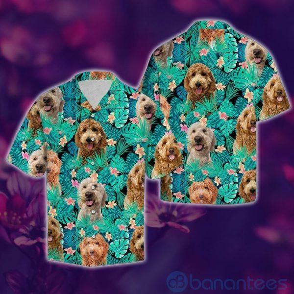 Goldendoodle Tropical Hawaiian Shirt Product Photo