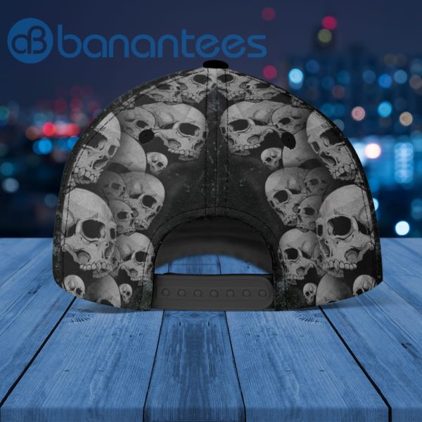 Golf Club Black Skull Cap Hat For Golfer Dad GIft Product Photo