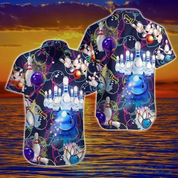 Good Times With Bowling Tropical Hawaiian Shirt Product Photo