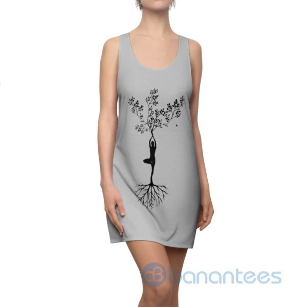 Gray Yoga Gear Balance of Nature Design Racerback Dress Product Photo