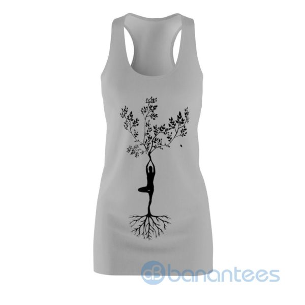 Gray Yoga Gear Balance of Nature Design Racerback Dress Product Photo