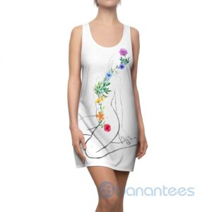 great flowers girl simple design white racerback dress for women 5 L4e1D 300x300 image Great Flowers Girl Simple Design White Racerback Dress For Women Product Photo