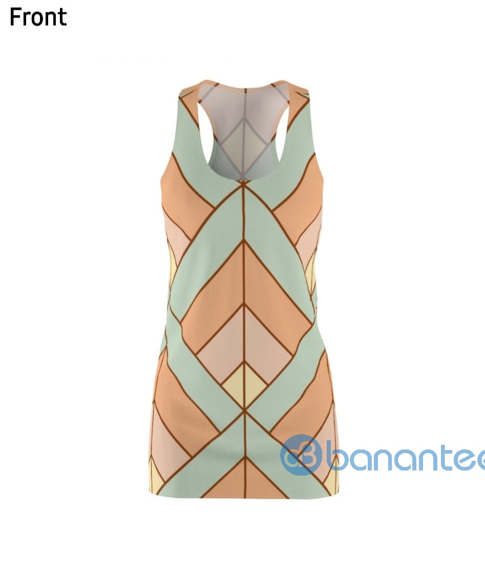 green-and-orange-geometric-shape-racerback-dress-for-women-1-H8nbg.jpg Green and Orange Geometric Shape Racerback Dress For Women Product Photo