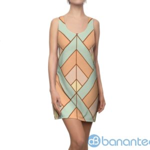 green and orange geometric shape racerback dress for women 5 Sagzt 300x300 image Green and Orange Geometric Shape Racerback Dress For Women Product Photo