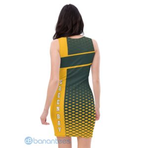 Green Bay Fashion Green Yellow Racerback Dress For Women Product Photo