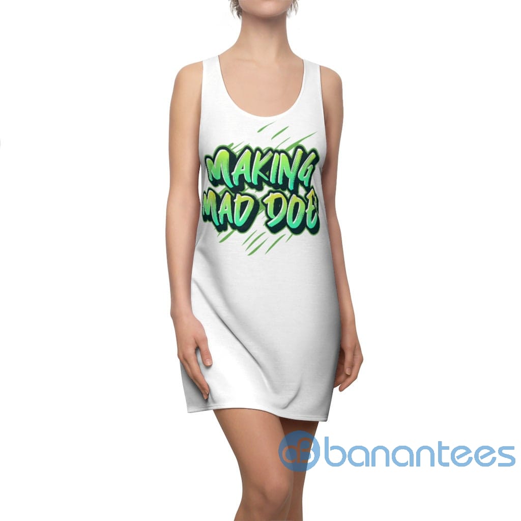 green-making-mad-doe-white-racerback-dress-for-women-4-i3adx.jpg Green Making Mad Doe' White Racerback Dress For Women Product Photo