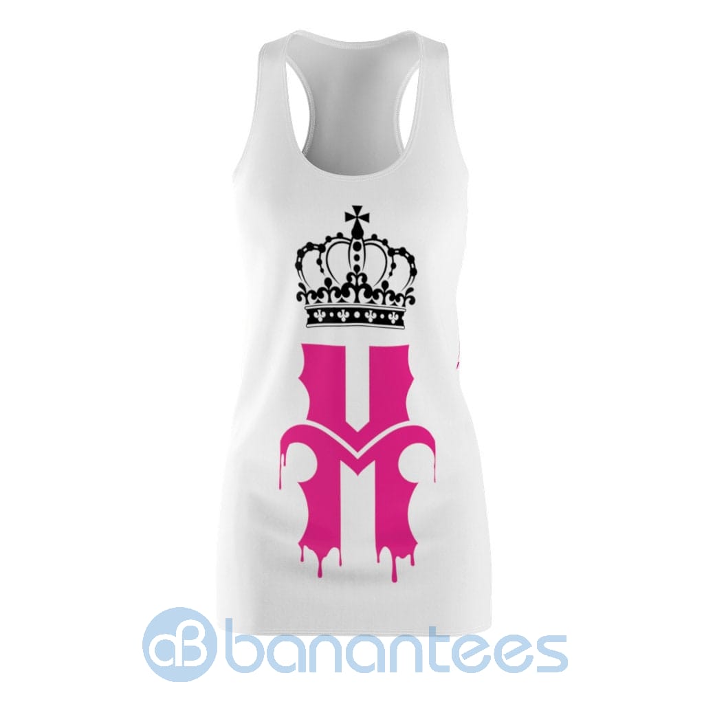 h-king-crown-design-white-racerback-dress-for-women-1-UnGMW.jpg H King Crown Design White Racerback Dress For Women Product Photo