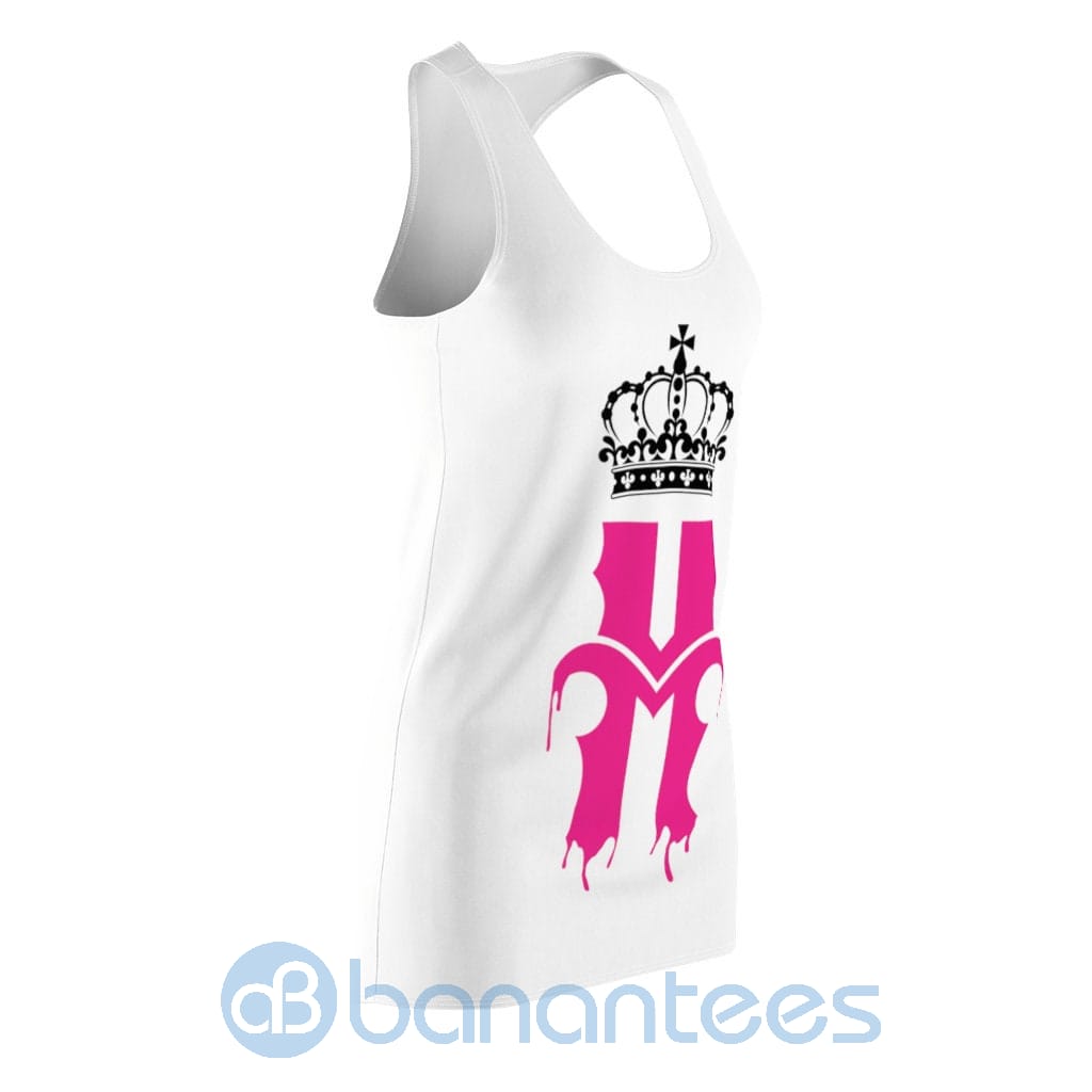 h-king-crown-design-white-racerback-dress-for-women-3-uxfl9.jpg H King Crown Design White Racerback Dress For Women Product Photo