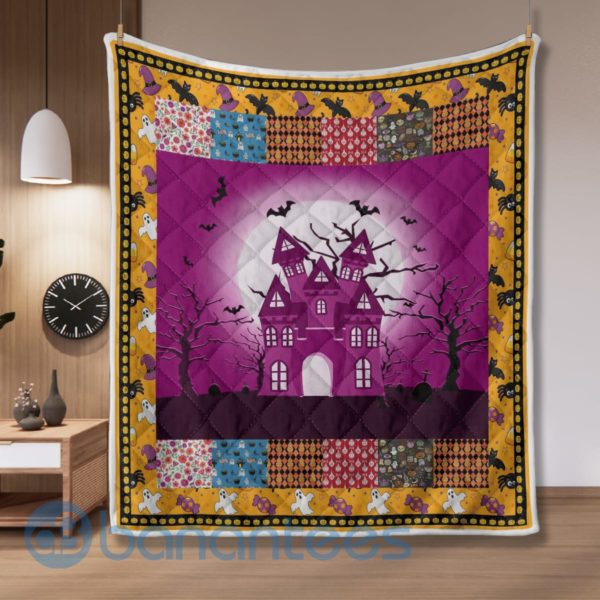 Halloween Cartoon Pattern Quilt Blanket Quilt Product Photo