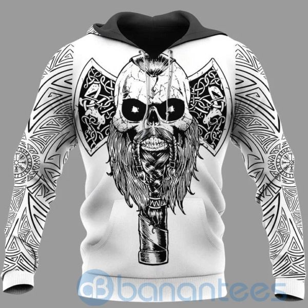 Hammer Tree Axe Viking Hoodie All Over Printed 3D Hoodie Product Photo